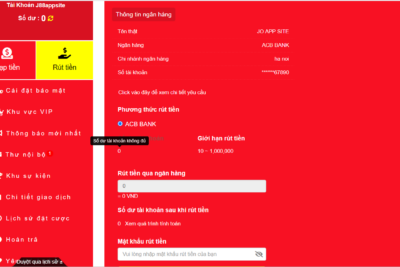 Hướng dẫn rút tiền J88 với 3 bước thao tác đơn giản nhất