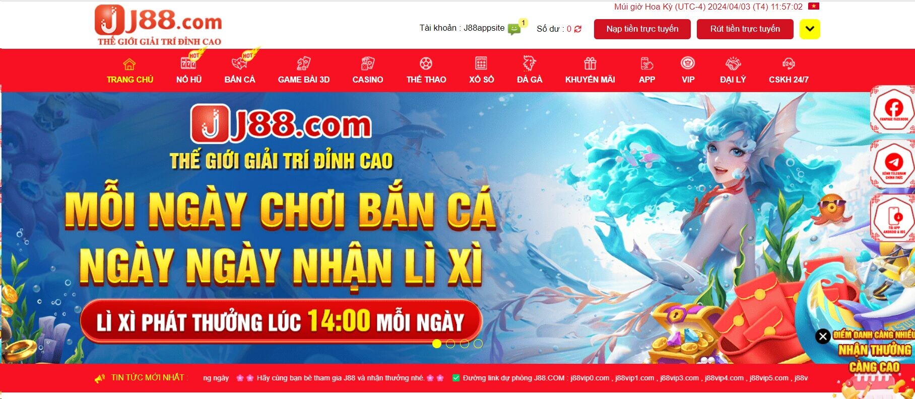 Cược thủ không nắm rõ quy định của J88